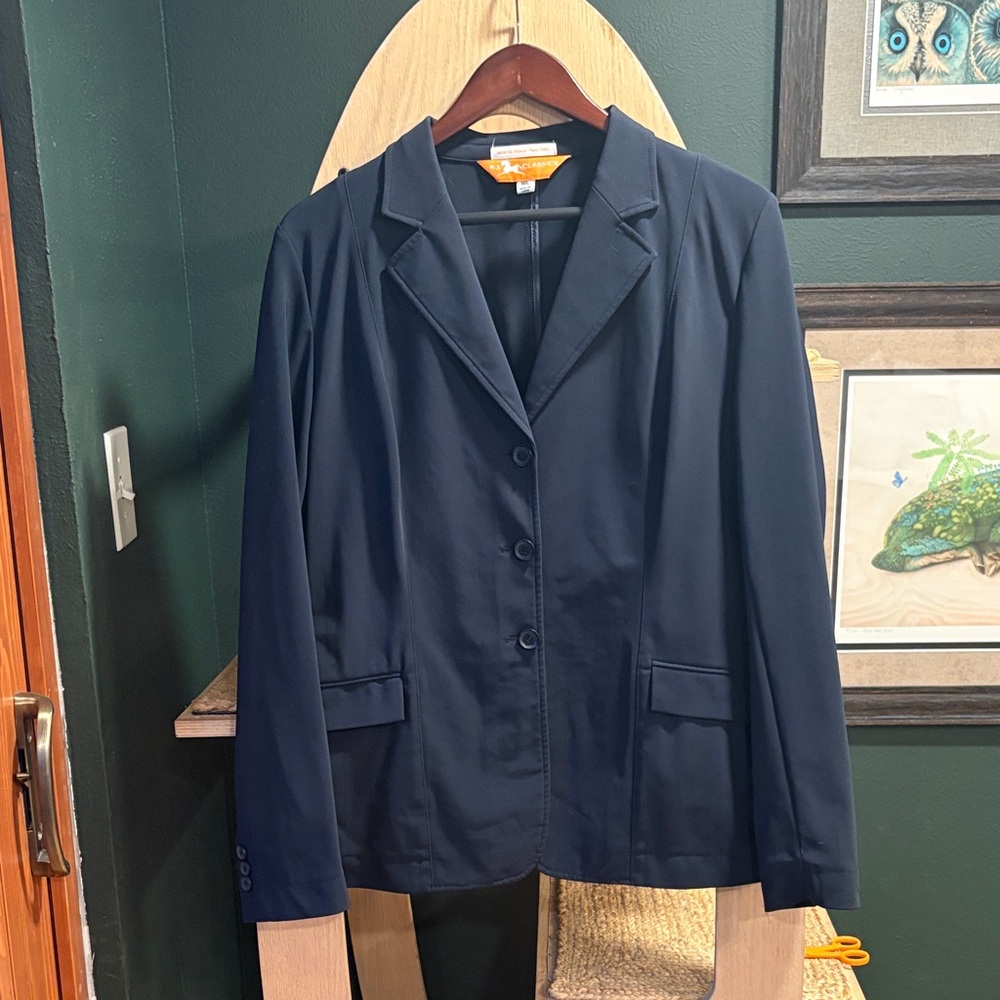 RJ Classics Monterey Orange Label Show Coat in Navy Women's 16L